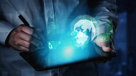Sustainable business practices, green innovation, eco-friendly solutions, climate action, and...