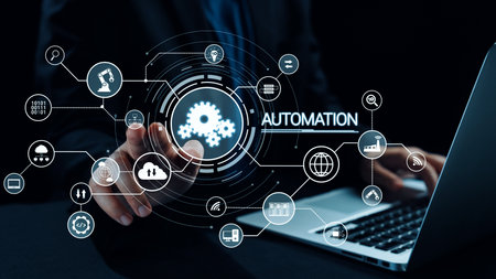 Modern automation drives workflow efficiency by connecting systems, people, and data. With intelligent automation, businesses unlock potential through seamless integration and automation tools. Elideの写真素材