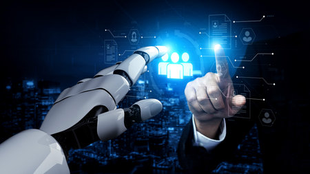 An AI assistant powers a human resources management system for talent acquisition. The platform uses...