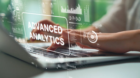 Advanced Analytics Concepts in Digital Data Environment with Focus on Technology and Data Analysis Techniques. Asymptotic smart data analytic.の写真素材