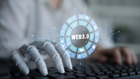 AI integration in the Web 3.0 technology ecosystem and its digital applications. An interface...