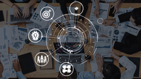 B2B strategy and technology transforming business-to-business operations, optimizing communication,...