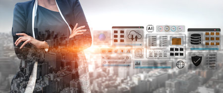 Digital file management system improves collaboration, enhances workflow, and supports secure cloud storage Parseの写真素材