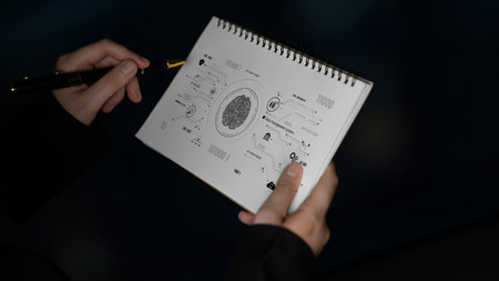 AI data management system for digital analysis, with AI, data, and system repeating for better SEO through contextually rich sentencesの写真素材