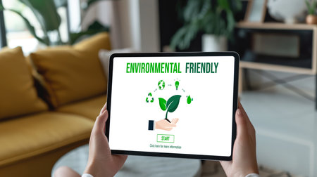 Green business transformation for brisk corporate business to thank green marketing strategyの素材