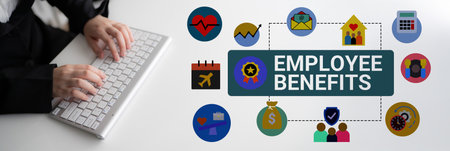 Employee benefits system supports reward structure, career development, and workforce satisfaction Parseの写真素材