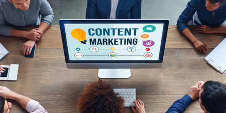 Content marketing for brisk online business and e-commerce marketing strategyの素材