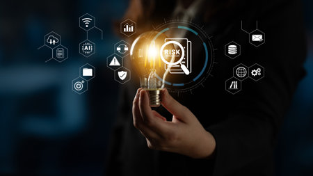 Risk management enhances business protection, ensures operational stability, and supports strategic decision making Parseの写真素材