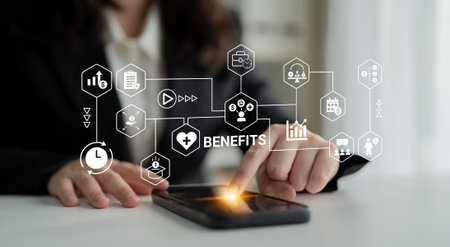 Employee benefits structure includes financial incentives, work flexibility, and career support...