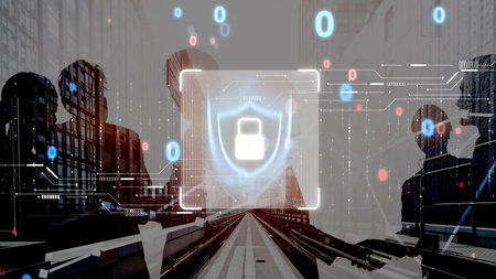 Cyber security protection and cyber security strategies against cyber threats, system hacks, digital...