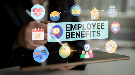 Employee benefits system supports reward structure, career development, and workforce satisfaction Parseの写真素材