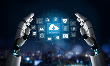 Artificial intelligence enhances data backup and cloud synchronization for secure storage and...