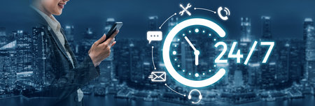 24-hour customer support via help desk, live chat, and online services ensures technical assistance...