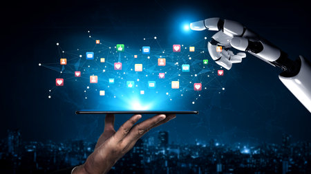 AI enhances social media engagement using intelligent icons, influencer tracking tools, and smart...