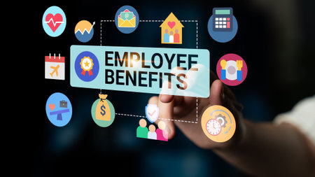 Employee benefits system supports reward structure, career development, and workforce satisfaction Parseの写真素材