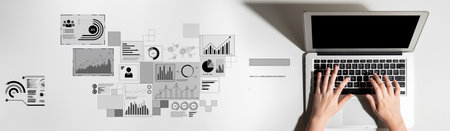 Data insights, charts, and analytics help visualize performance. Data drives strategy, analytics...