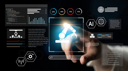Robotic process automation enhances industrial efficiency through AI integration, intelligent...