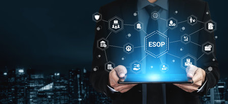 ESOP incentive system enhances employee growth program, reward structure, and engagement Parseの写真素材