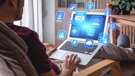 Communication network enables digital connectivity. A strong communication network supports data transfer, communication access, and global communication network solutions.の写真素材