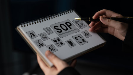 Standard Operating Procedure improves process automation, workflow efficiency, and operational structure Parseの写真素材