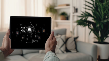 Generative AI virtual assistant tools for prompt engineer and user for ease of engage artificial intelligence AI technology help people to work with generative AI functions by prompting the AI briskの素材