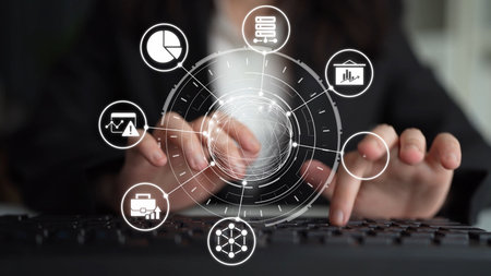 Data analytics and big data strategy for real-time analytics, predictive data modeling, business intelligence analytics, and data-driven decision-making in modern digital businesses. Funnelの写真素材