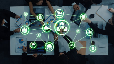 Reuse, reduce, and recycle form the 3R concept that supports sustainability. The 3R principle, especially reuse and recycle, helps reduce waste effectively. Enticeの写真素材