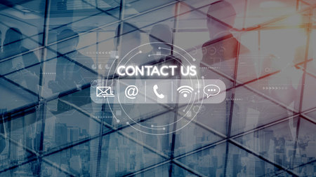 Customer support and 24-hour help desk services for technical support, online customer care, live chat support, and real-time customer assistance to ensure complete customer satisfaction.の写真素材