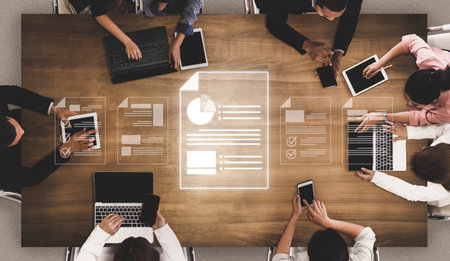 Cloud-based document systems improve access, security, and workflow, enabling paperless, productive online file and document management. Vouchの写真素材