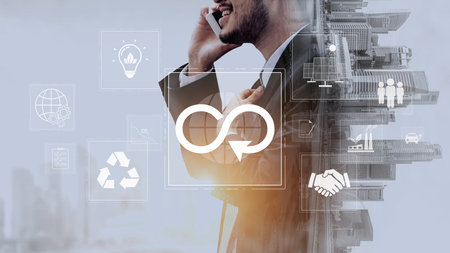Circular economy supports sustainable development. Circular economy reduces waste, circular economy...