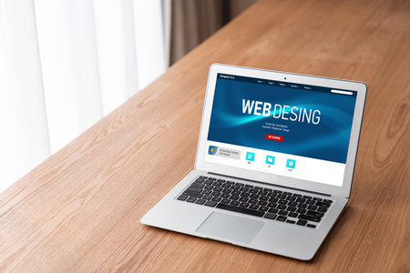Website design software provide modish template for online retail business and e-commerce