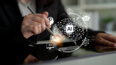 AI assistant with LLM, big data, machine learning, and generative AI powers prompt engineering and...