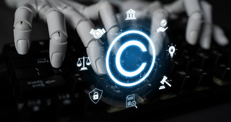 AI supports copyright enforcement by securing intellectual property and ownership through smart...