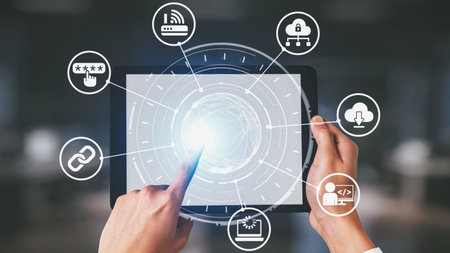 Cloud computing, cloud strategy, and cloud technology transforming digital infrastructure with...