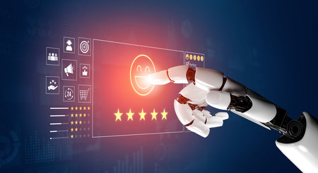 AI analyzes customer satisfaction data, feedback ratings, and review sentiment to improve services,...
