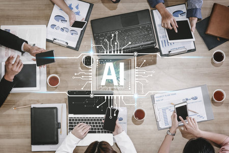 AI assistant with LLM, big data, machine learning, and generative AI powers prompt engineering and...