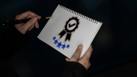 Certified products meet quality standards through assurance processes, verified compliance, and trusted milestones for market confidence.の写真素材