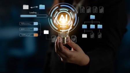 AI data management system streamlines digital file organization, automates data processing, and...