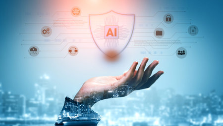 Intelligent AI cybersecurity system enhances digital protection, detects real-time threats, and...