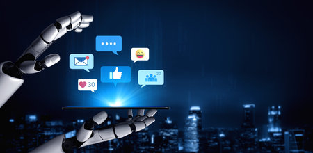 An AI assistant organizes social media notifications to enhance user interaction. This smart system...