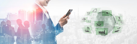 Sustainable business uses eco-innovation, climate action, and long-term strategies to meet...