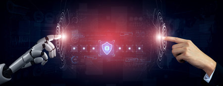 An AI assistant manages an advanced cybersecurity platform. The system uses intelligent multi-factor...