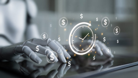 An AI assistant manages financial planning with the time is money concept. This smart system...