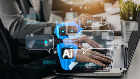AI Virtual Assistant Artificial Intelligence Chatbot Controlled by Prompt Engineering for...