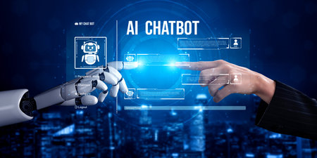 AI Virtual Assistant Artificial Intelligence Chatbot Controlled by Prompt Engineering for...