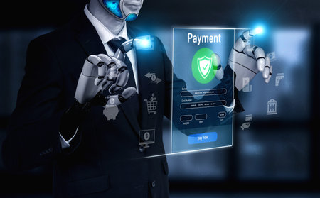 AI secures online payments through smart fraud detection, encrypted financial systems, and virtual...