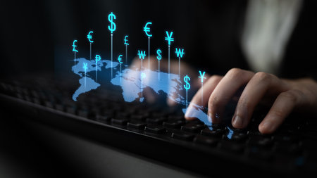 Fintech powers global currency exchange with secure digital conversion, modern platforms, and...