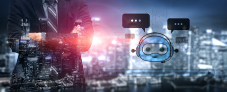AI Virtual Assistant Artificial Intelligence Chatbot Controlled by Prompt Engineering for...