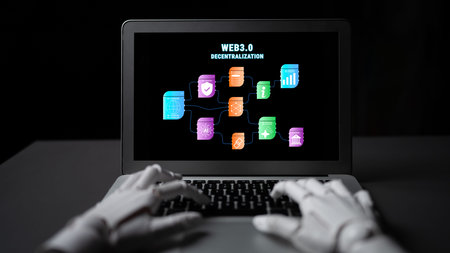 The role of AI in the Web 3.0 decentralization ecosystem. A flowchart showing AI connected with...