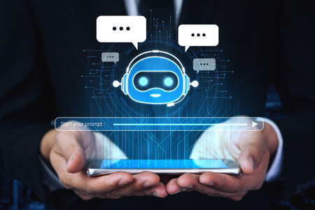 AI Virtual Assistant Artificial Intelligence Chatbot Controlled by Prompt Engineering for...